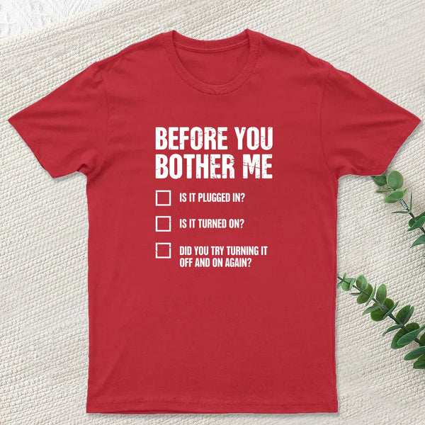 Tech Support IT Checklist Geek T-Shirt