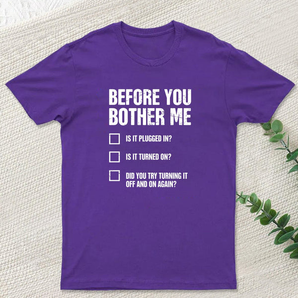 Tech Support IT Checklist Geek T-Shirt