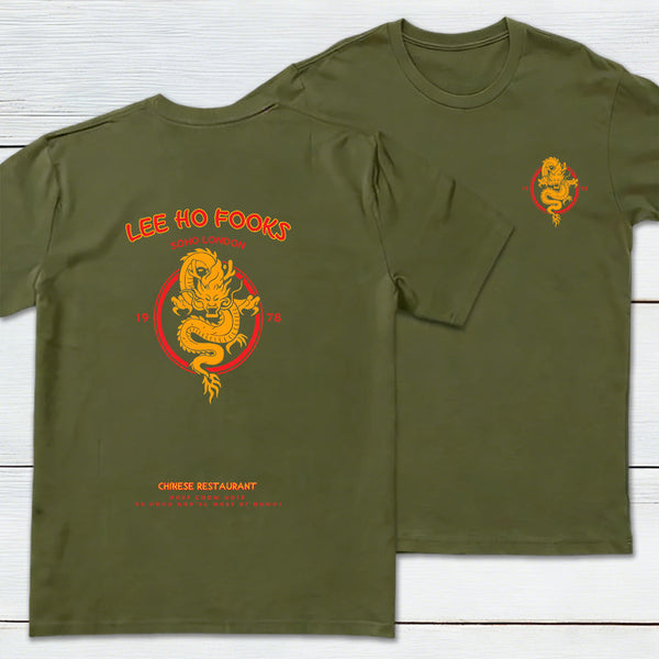Lee Ho Fooks Vintage Front and Back Printed Geek T-Shirt