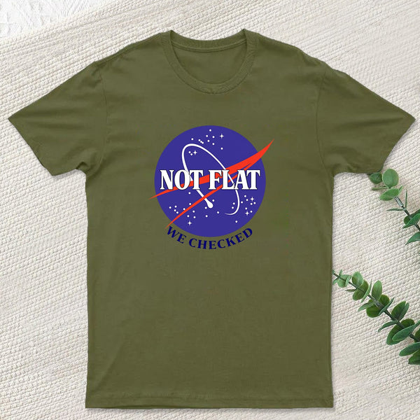 Not Flat Science Nerd T-shirt