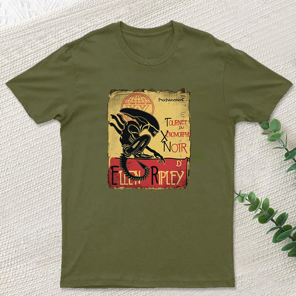 Tournee Du Xenomorphe Doir T-Shirt
