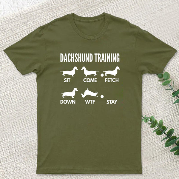 Dachshund Training Dachshund Dog Geek T-Shirt