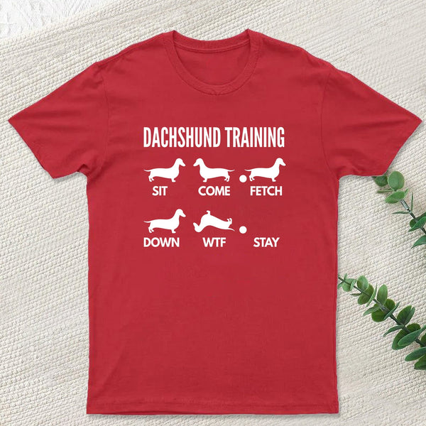 Dachshund Training Dachshund Dog Geek T-Shirt