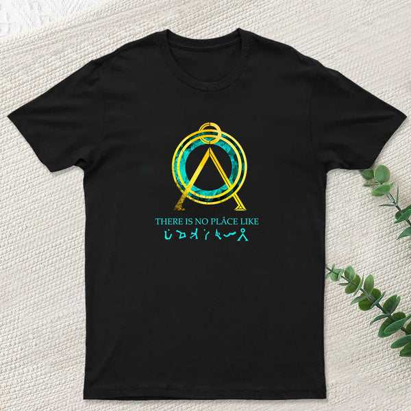 There Is No Place Like Home Vintage Stargate Geek T-Shirt