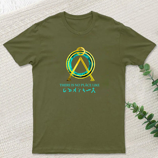 There Is No Place Like Home Vintage Stargate Geek T-Shirt