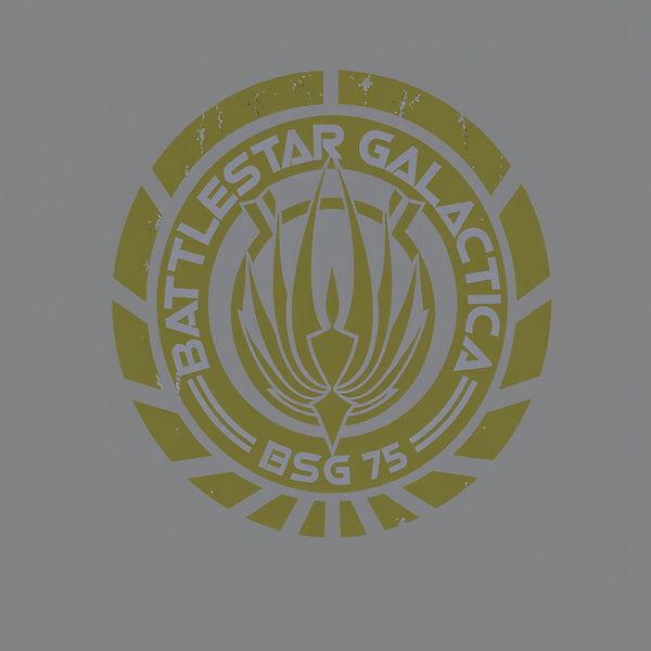 Battlestar Galactica Crest Nerd T-Shirt