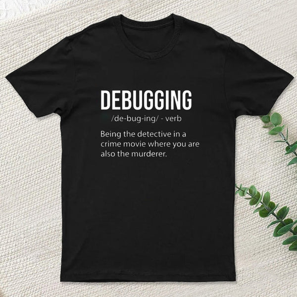 Debugging Definition Bug Coding T-Shirt