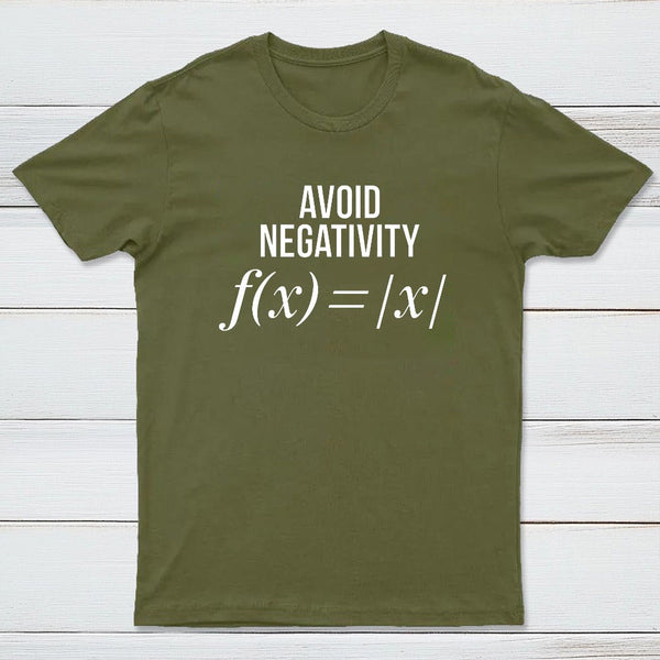 Avoid Negativity Geek Science T-Shirt