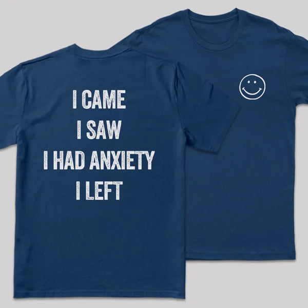 Social Anxiety Chronicles Front and Back Printed Geek T-Shirt