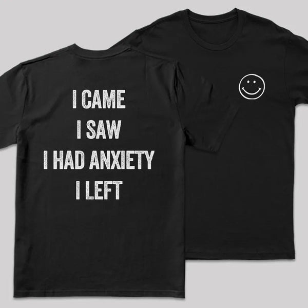 Social Anxiety Chronicles Front and Back Printed Geek T-Shirt