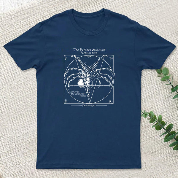 Alien Pentagram Nerd T-Shirt