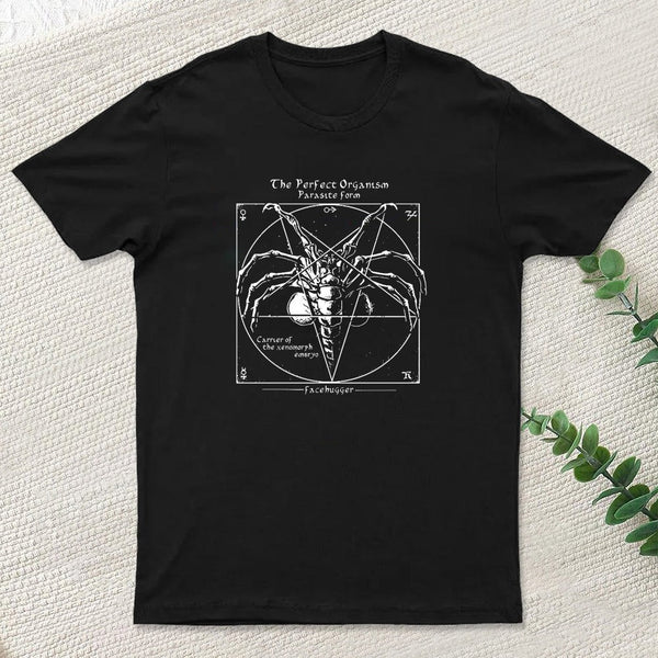 Alien Pentagram Nerd T-Shirt