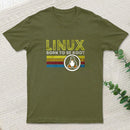 Linux Born To Be Root Geek T-Shirt