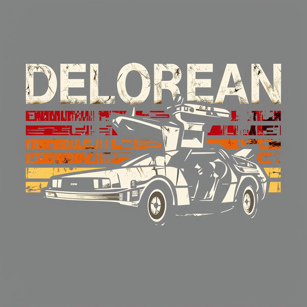 Retro Delorean Geek T-Shirt