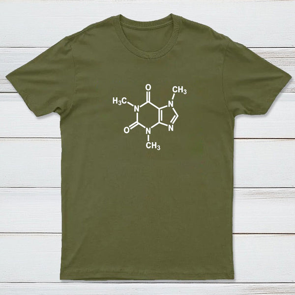 Caffeine Molecule Arm T-Shirt