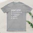 Dont Stop 80S Songs Multiple Choice Inkestyle T-Shirt