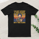 Giorgio Tsoukalos Aliens It Was Aliens Inkestyle T-Shirt