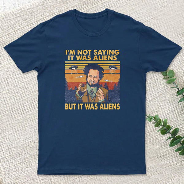 Giorgio Tsoukalos Aliens It Was Aliens Inkestyle T-Shirt