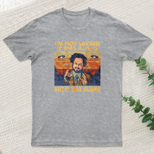 Giorgio Tsoukalos Aliens It Was Aliens Inkestyle T-Shirt
