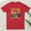 Giorgio Tsoukalos Aliens It Was Aliens Inkestyle T-Shirt