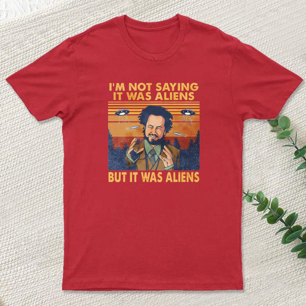 Giorgio Tsoukalos Aliens It Was Aliens Inkestyle T-Shirt