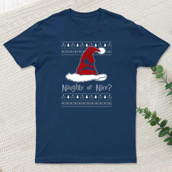 Naughty Or Nice Sorting Santa Claus Inkestyle T-Shirt