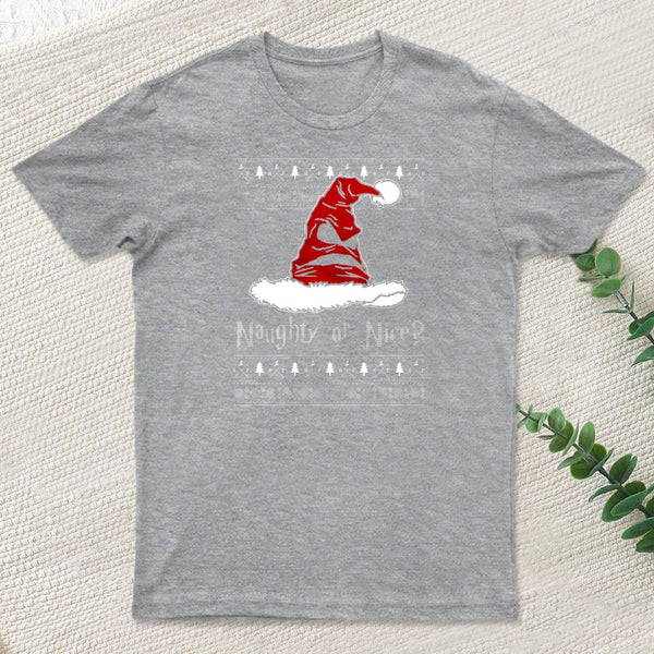 Naughty Or Nice Sorting Santa Claus Inkestyle T-Shirt