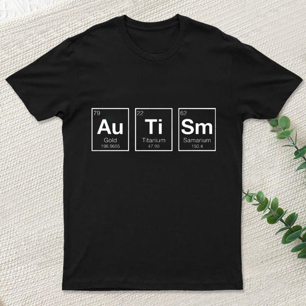 Autism Periodic Table Nerd T-Shirt