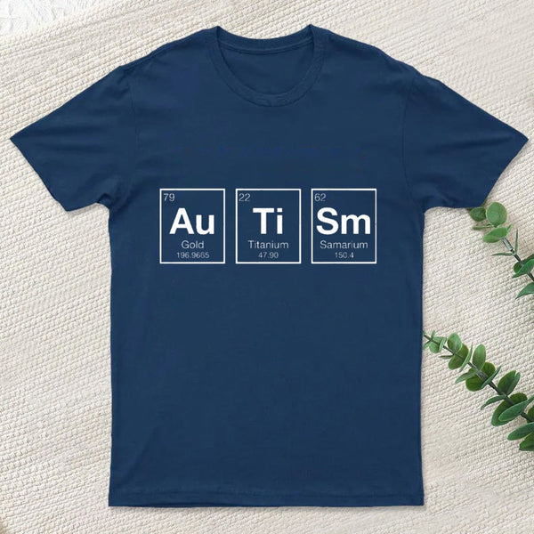 Autism Periodic Table Nerd T-Shirt