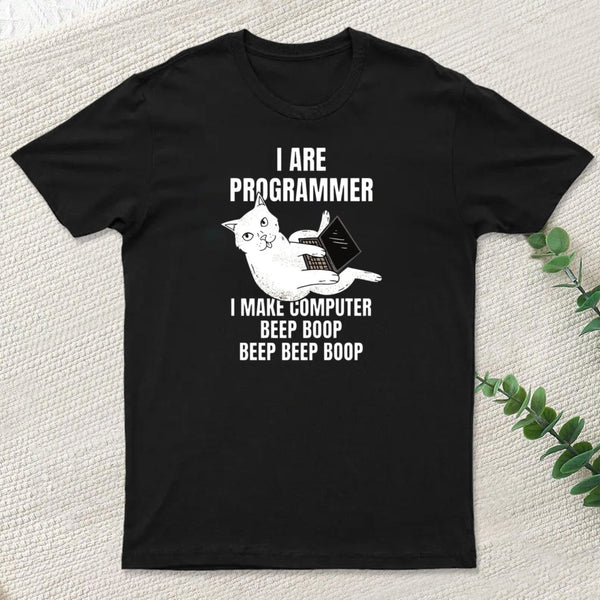 I Are Programmer Computer Cat T-Shirt