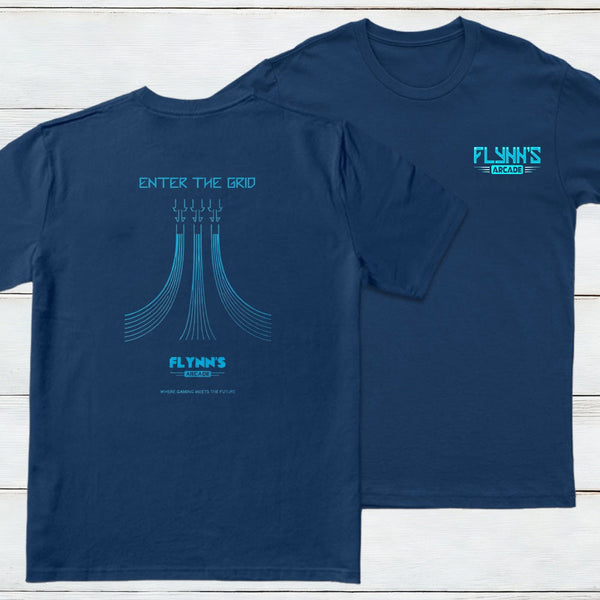 Enter The Grid Front And Back Printing Inkestyle T-Shirt