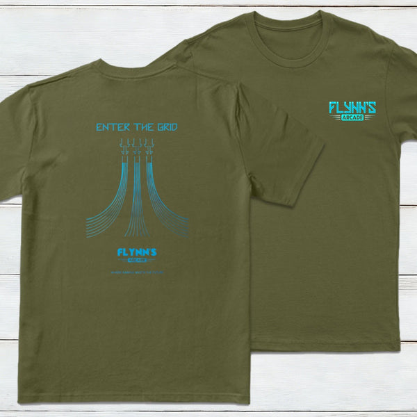 Enter The Grid Front And Back Printing Inkestyle T-Shirt