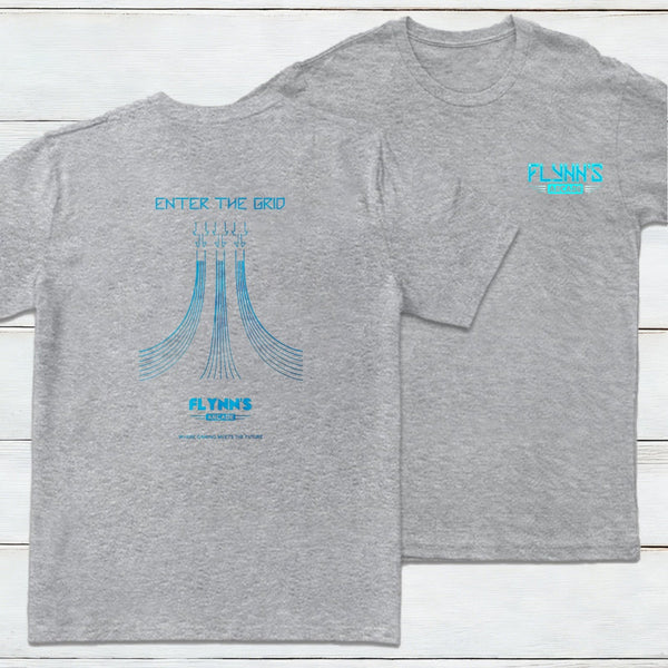 Enter The Grid Front And Back Printing Inkestyle T-Shirt