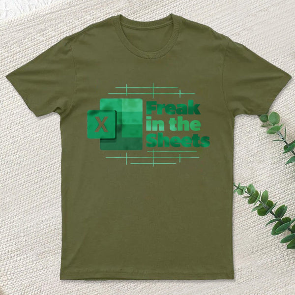 Freak In The Sheets Green Design Inkestyle T-Shirt