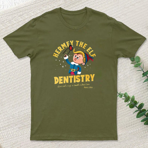 Hermey The Elf Dentistry Inkestyle T-Shirt