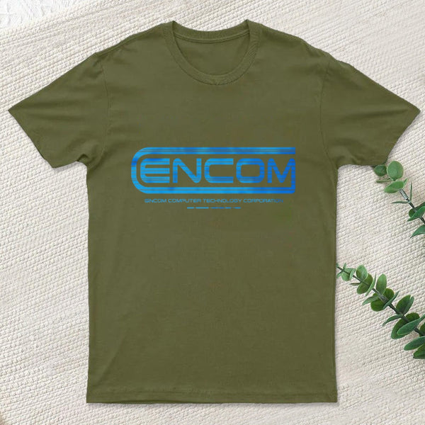 Tron Encom Summer Sky Inkestyle T-Shirt