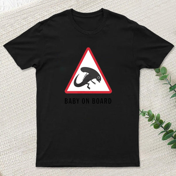 Baby On Board Alien Xenomorph T-Shirt
