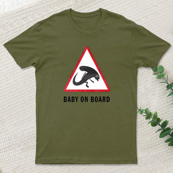 Baby On Board Alien Xenomorph T-Shirt