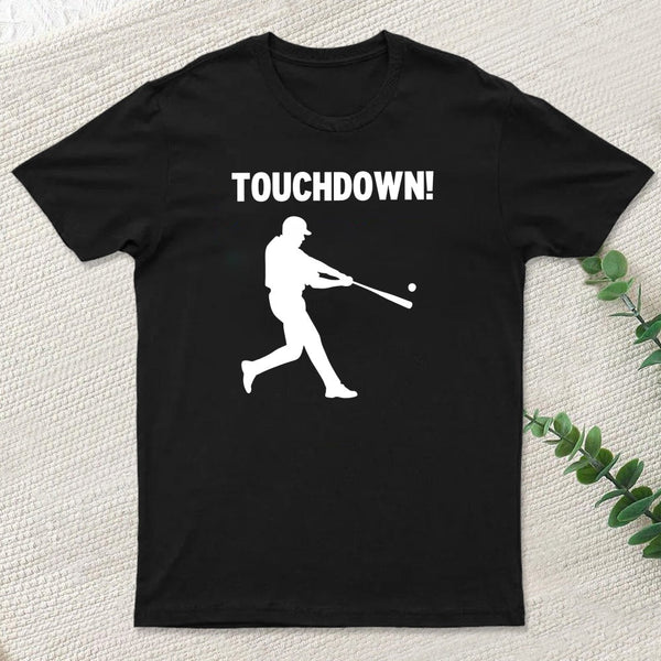 Touchdown Baseball Player Pure Cotton T-Shirt