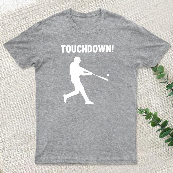 Touchdown Baseball Player Pure Cotton T-Shirt