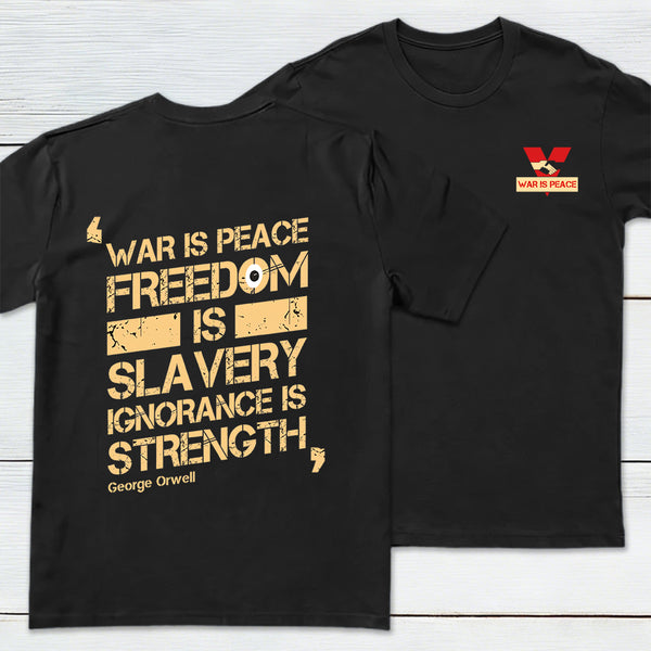 Echoes of Dystopia Front and Back Printed T-Shirt