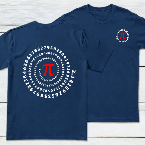 Infinite Circle Front and Back Printed T-Shirt
