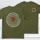 Infinite Circle Front and Back Printed T-Shirt