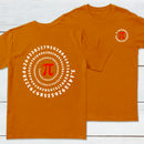 Infinite Circle Front and Back Printed T-Shirt