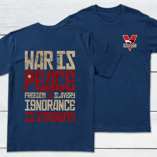 Dystopia Truths Front and Back Printed T-Shirt