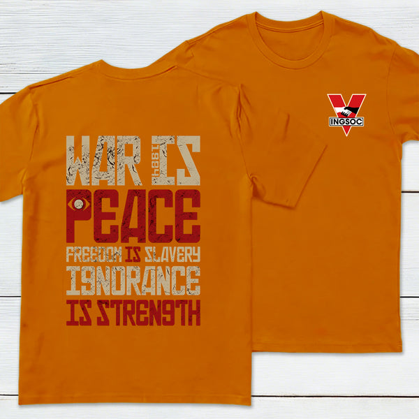 Dystopia Truths Front and Back Printed T-Shirt