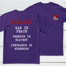 INGSOC Front and Back Printed T-Shirt