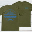 Personalized Weyland Yutani SkyBlue Front and Back Printed T-Shirt
