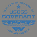 Personalized Weyland Yutani SkyBlue Front and Back Printed T-Shirt