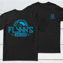 Personalized Flynn's Arcade Front and Back Printed T-Shirt